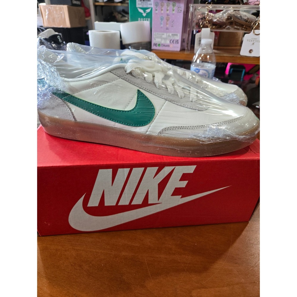 Nike Killshot 2 Leather Sail Lucid Green Gum 432997-111 Mens 9.5 Womens 11